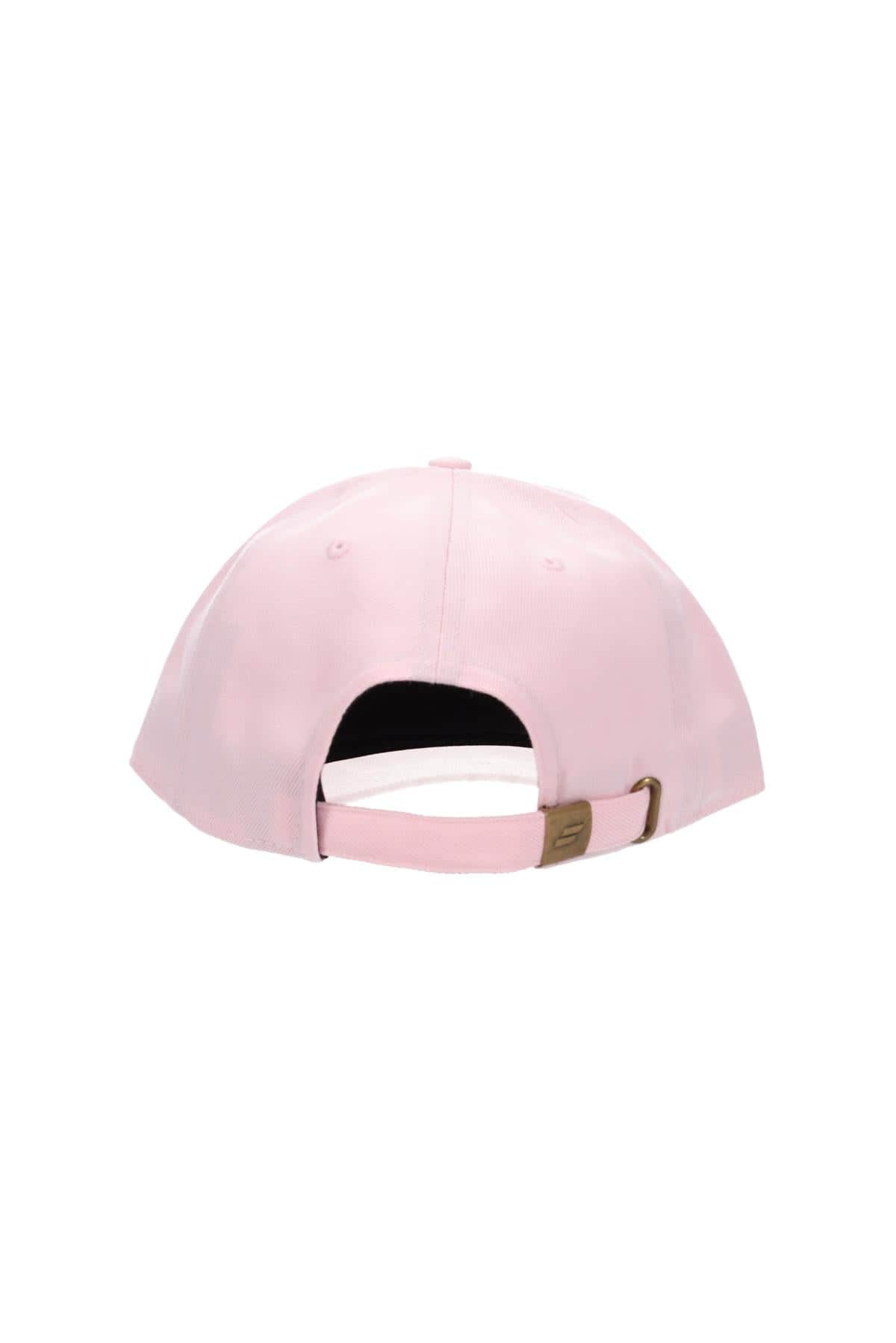 Pink and leopard print cap