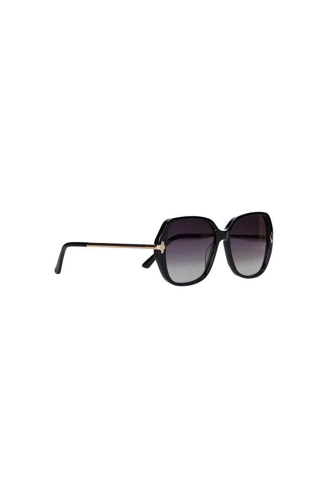 round sunglasses in black