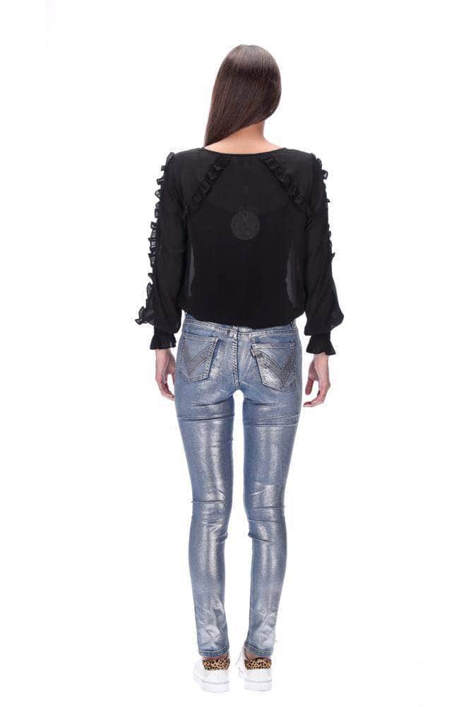 Silver Skinny Jean