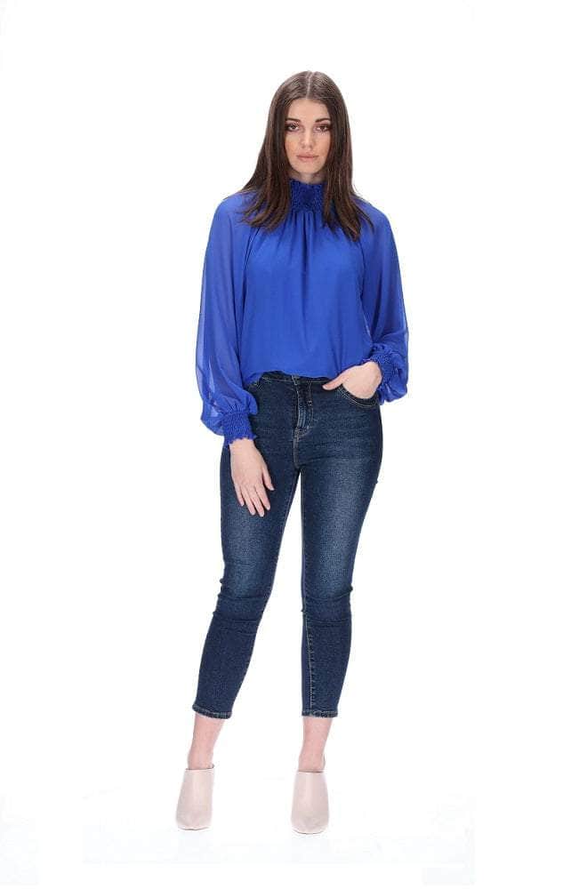 Blouse Royal Blue