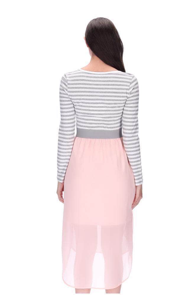 Longsleeve Midi Dress Pink
