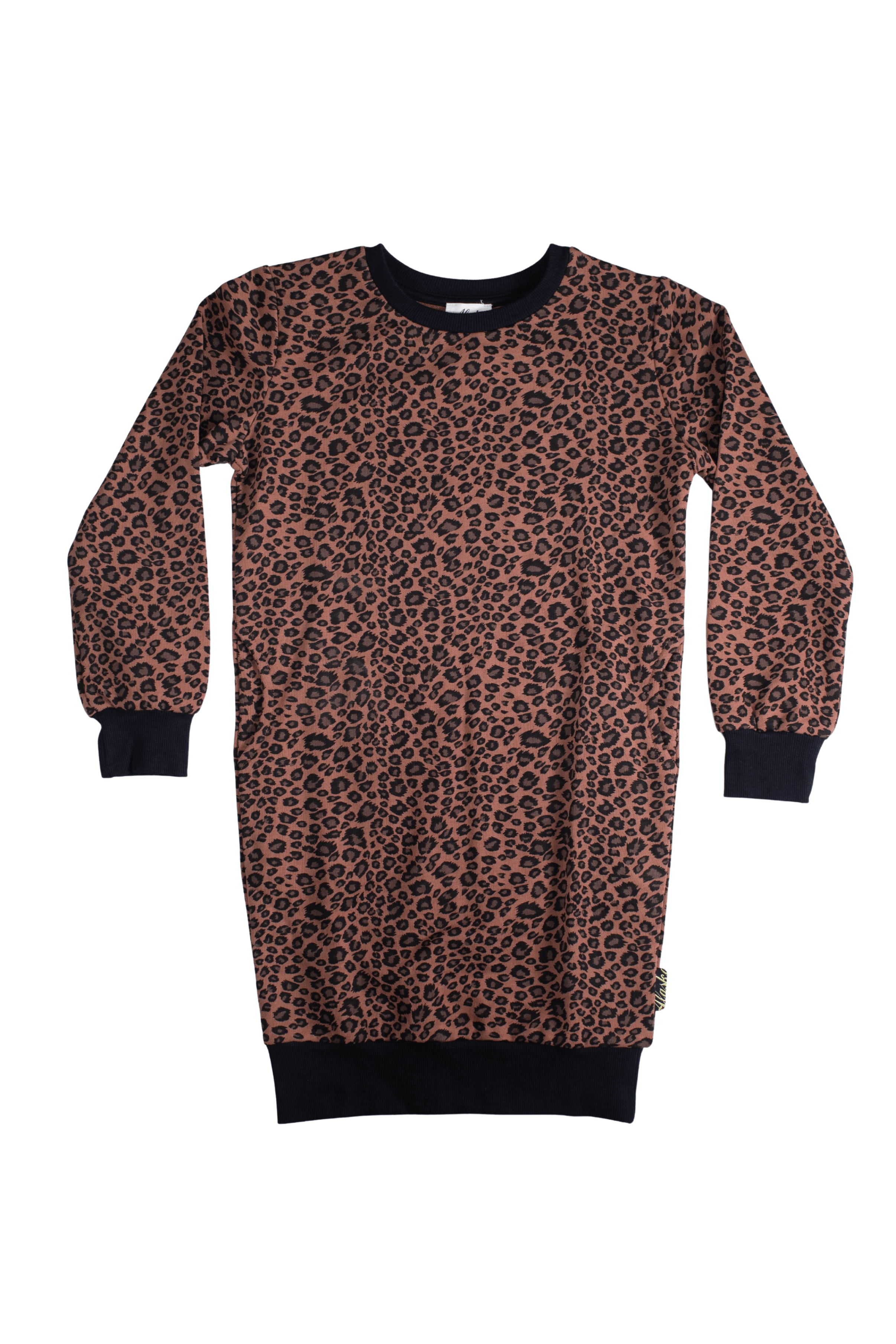 Harper Dress Rust Leopard