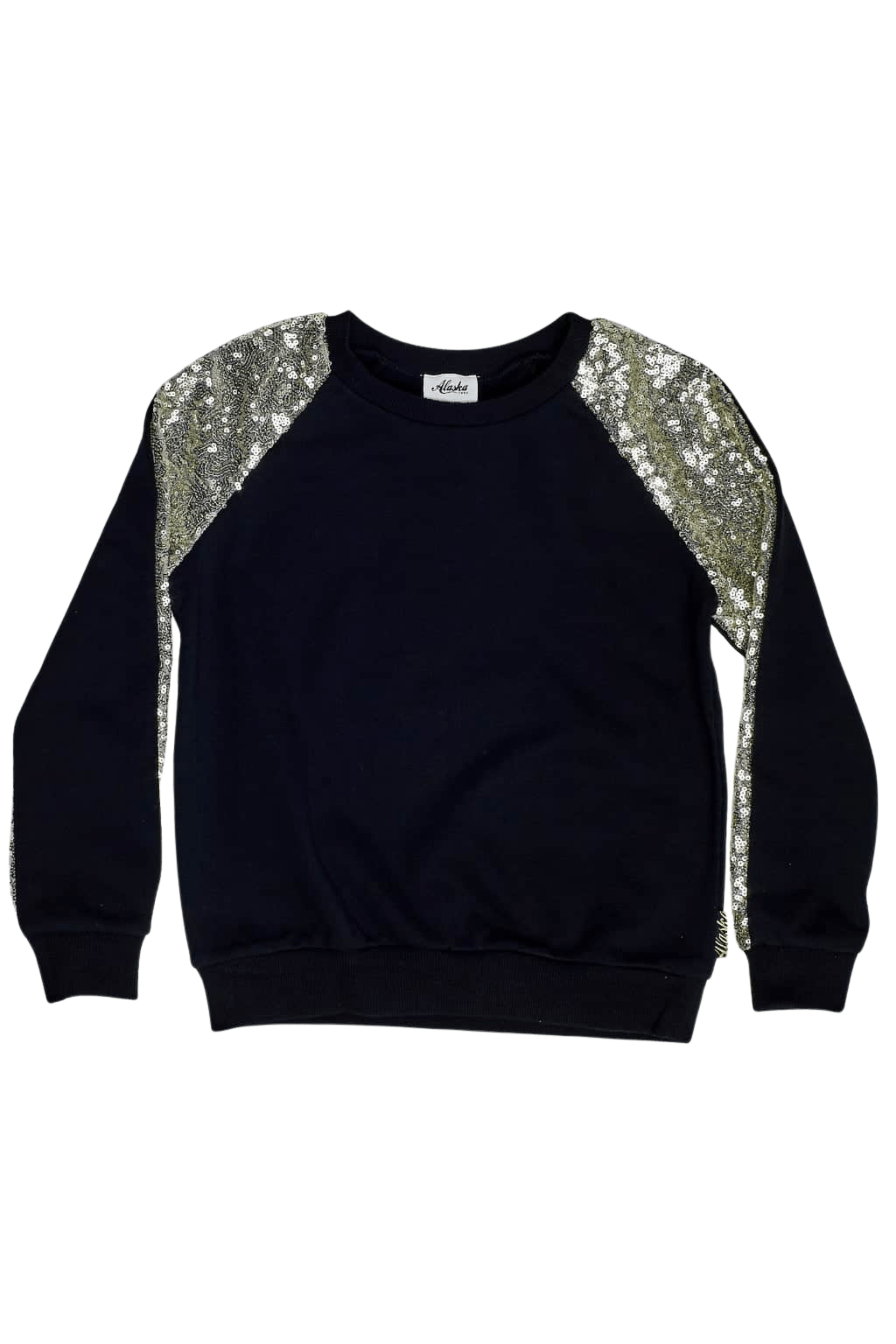 Evie Sequin Sweater Black
