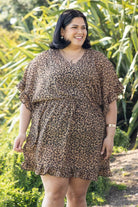 plus size animal kaftan