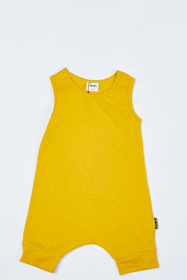 babies mustard romper