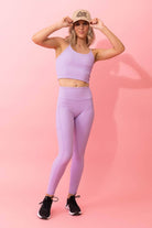 lilac leggings