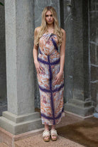 Halter Maxi dress with chain