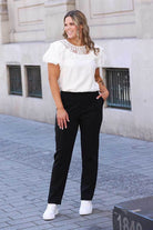 black suit pant