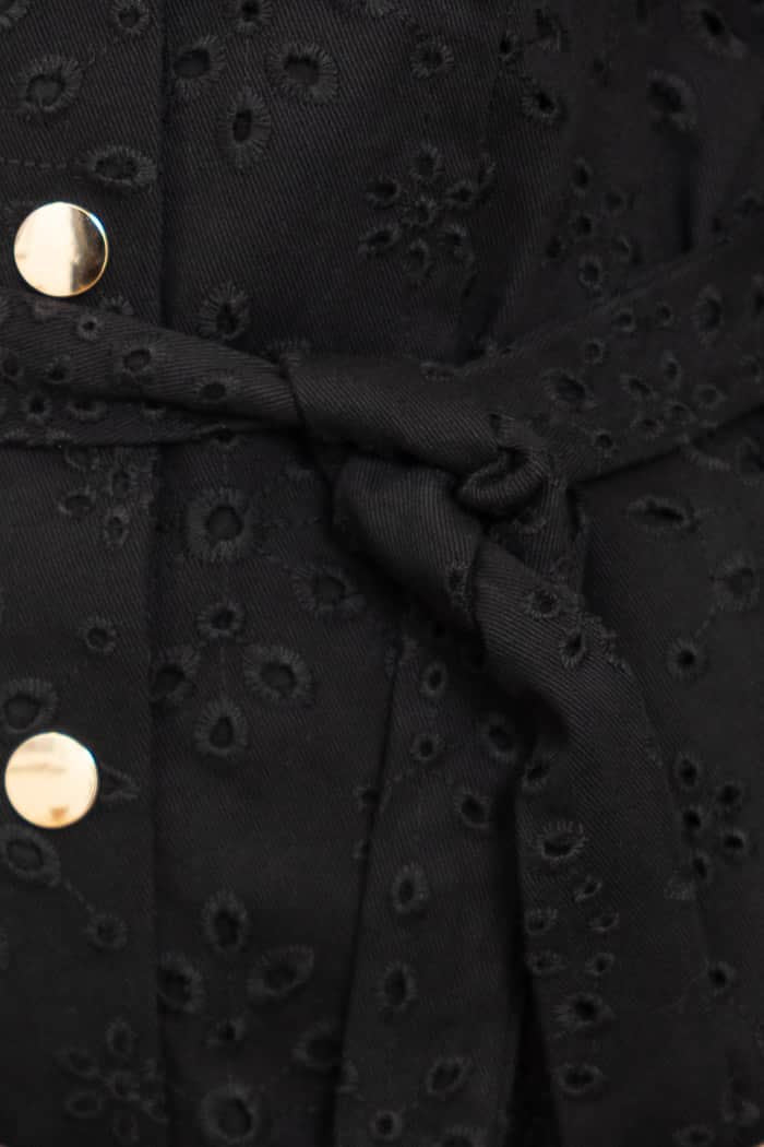 Nikisha Dress Embroidered Black 5