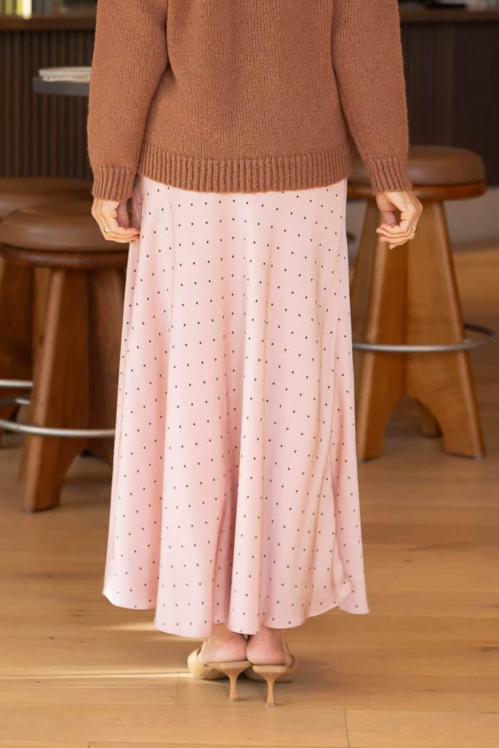 Benny Midi Skirt Dot Pink 5