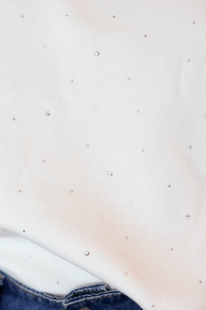 Taylor T-Shirt Diamante White 2