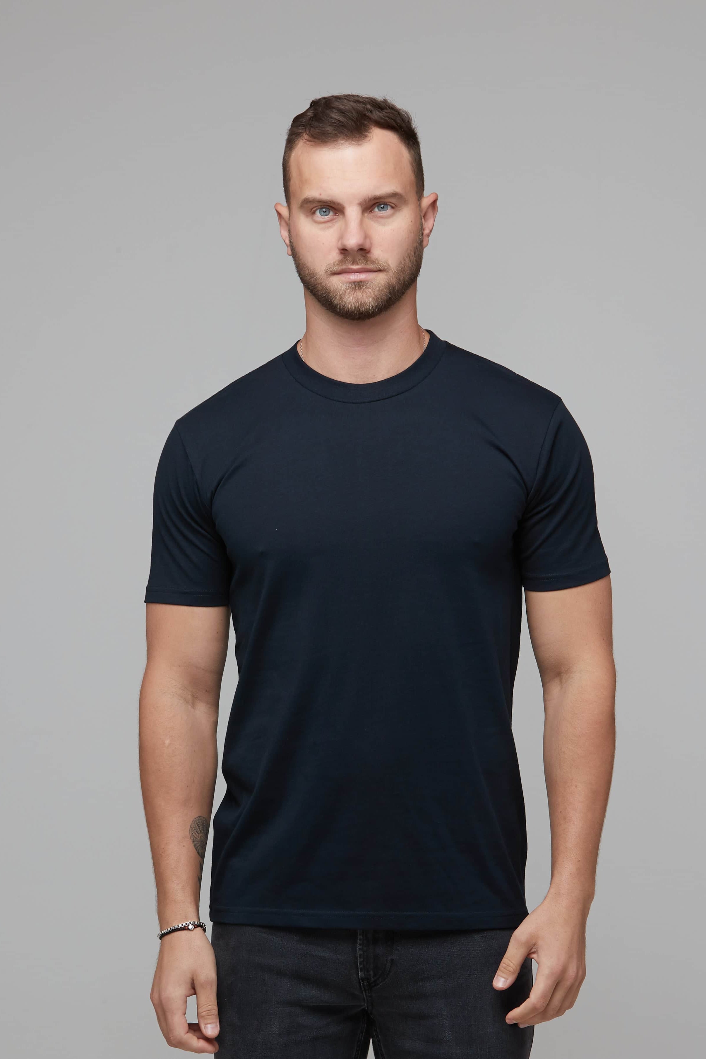 mens relaxed fit tee navy