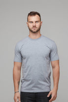 mens relaxed fit tee grey marle