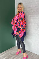 plus size navy pants