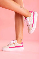 pink sneaker