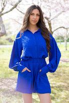 blue gingham shirt blouse