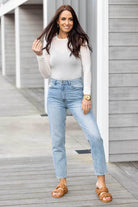 Light Blue Straight Jean