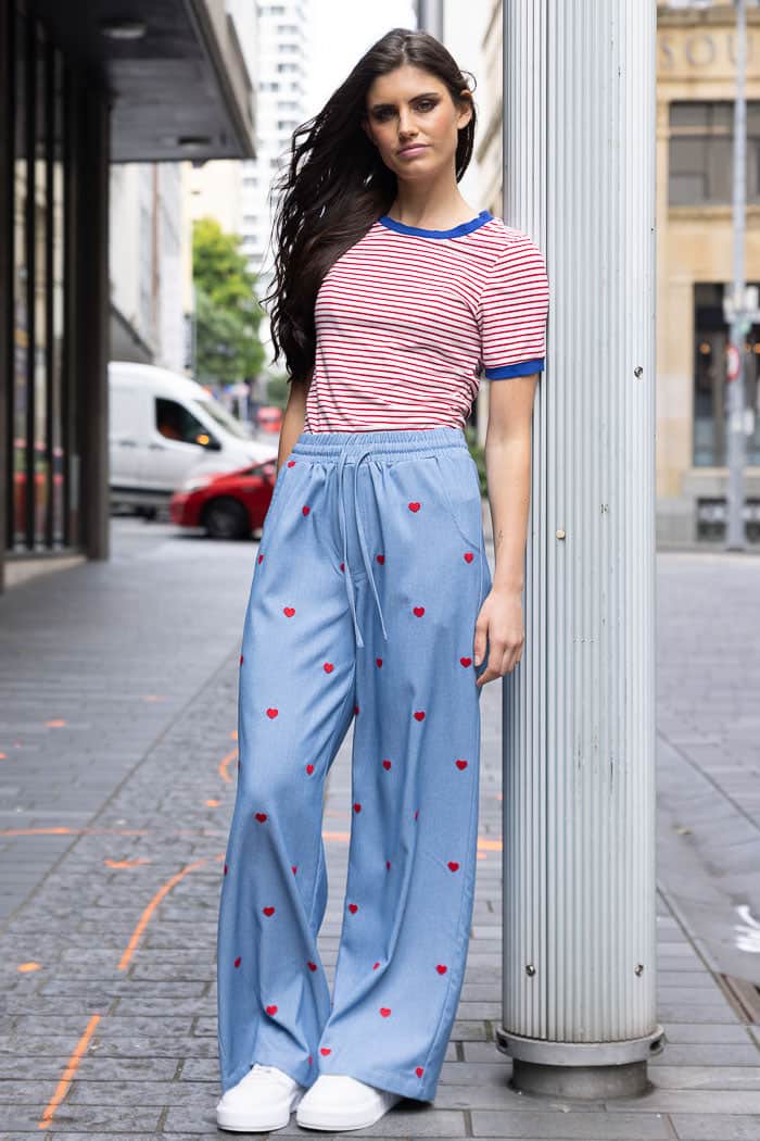 denim blue pant