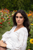 cream longsleeve top