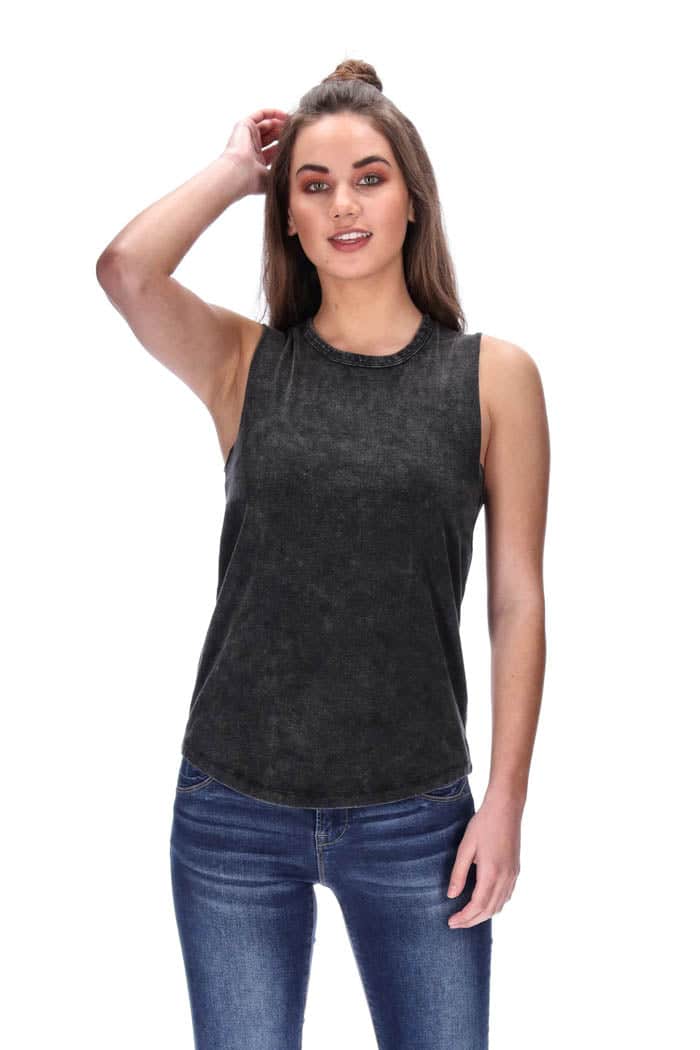 Chicago Singlet Distressed Black – Augustine