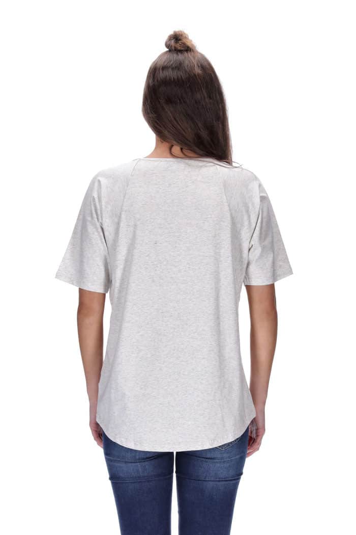 Chloe Tee Oatmeal Marle 4