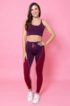 maroon burgundy legging