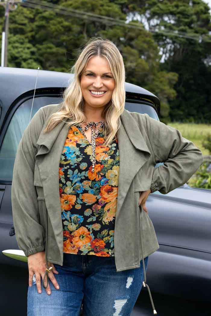 Collarless Jacket Lipsy Denim Jacket Lipsy REGULAR FIT-COLLARLED