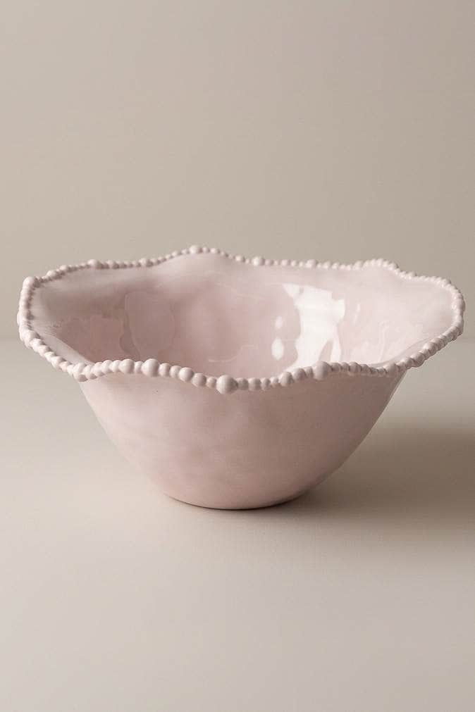 Le Forge Melamine Pearl Bowl 36cm French Pink