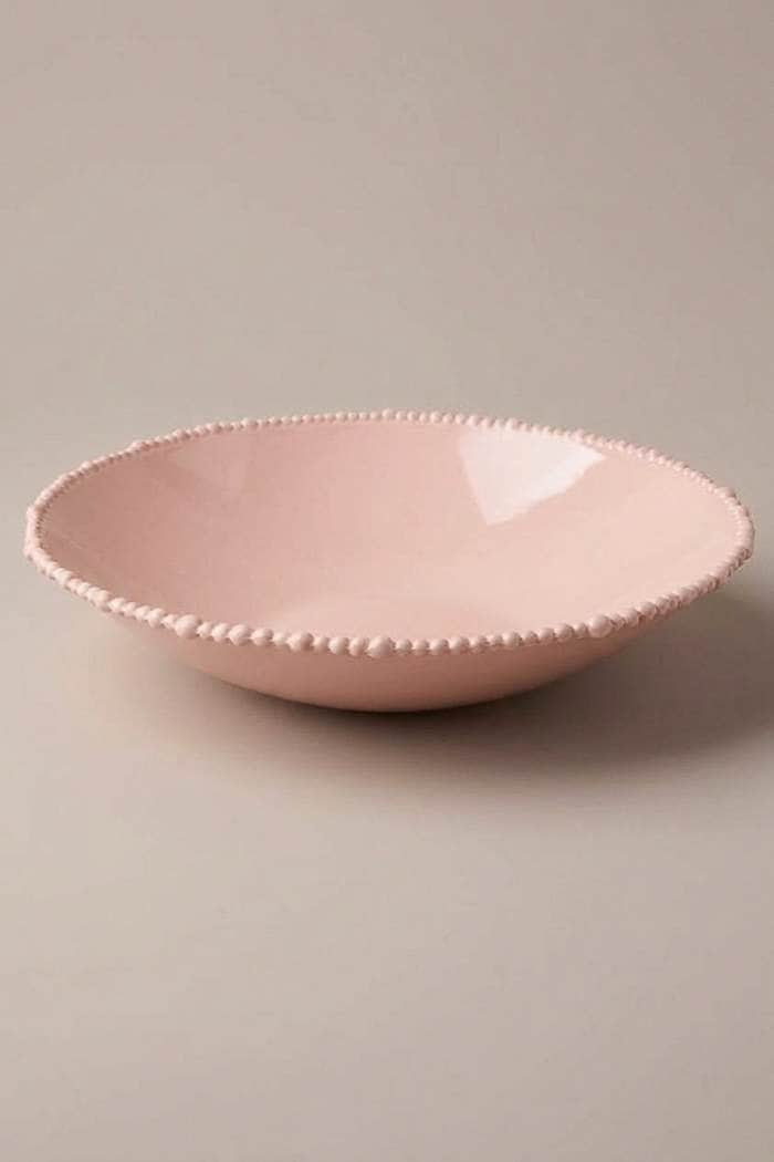 Le Forge Melamine Pearl Tapered Bowl 38cm French Pink
