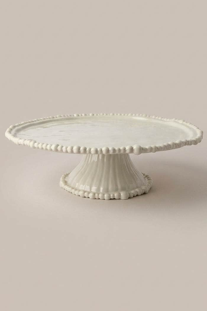 Le Forge Melamine Pearl Cake Stand Sand