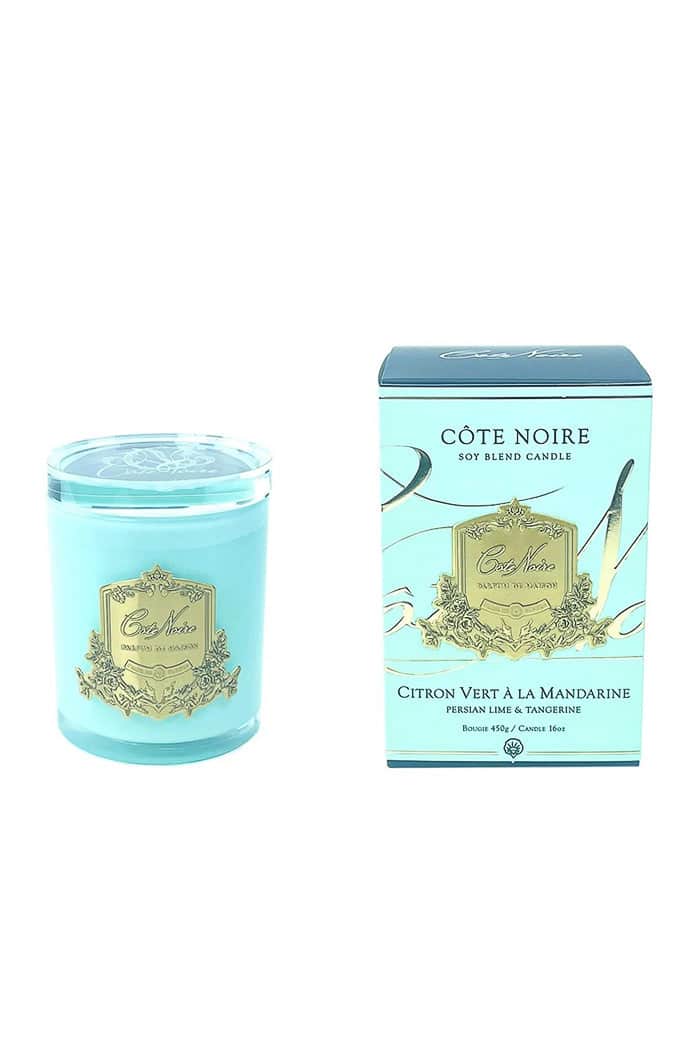 Cote Noire Limited Edition Candle Jade Vessel Persian Lime & Tangerine 450g 2
