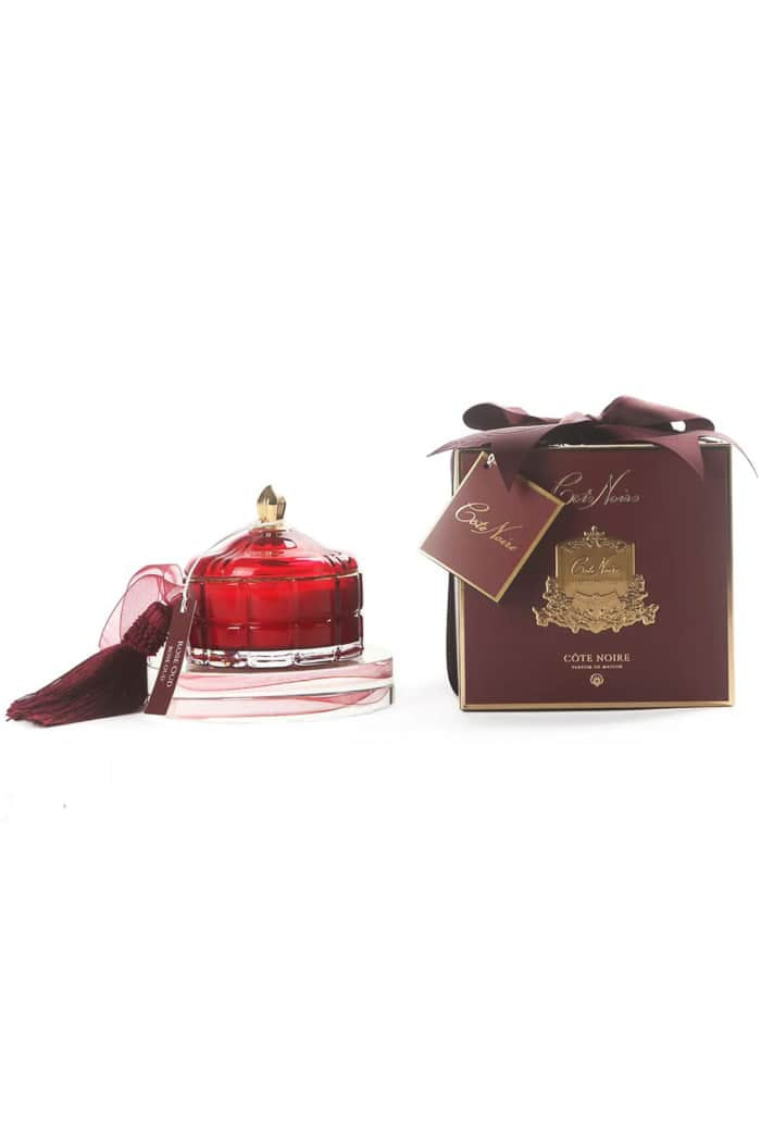 Cote Noire Candle Art Deco Small Red Rose Oud