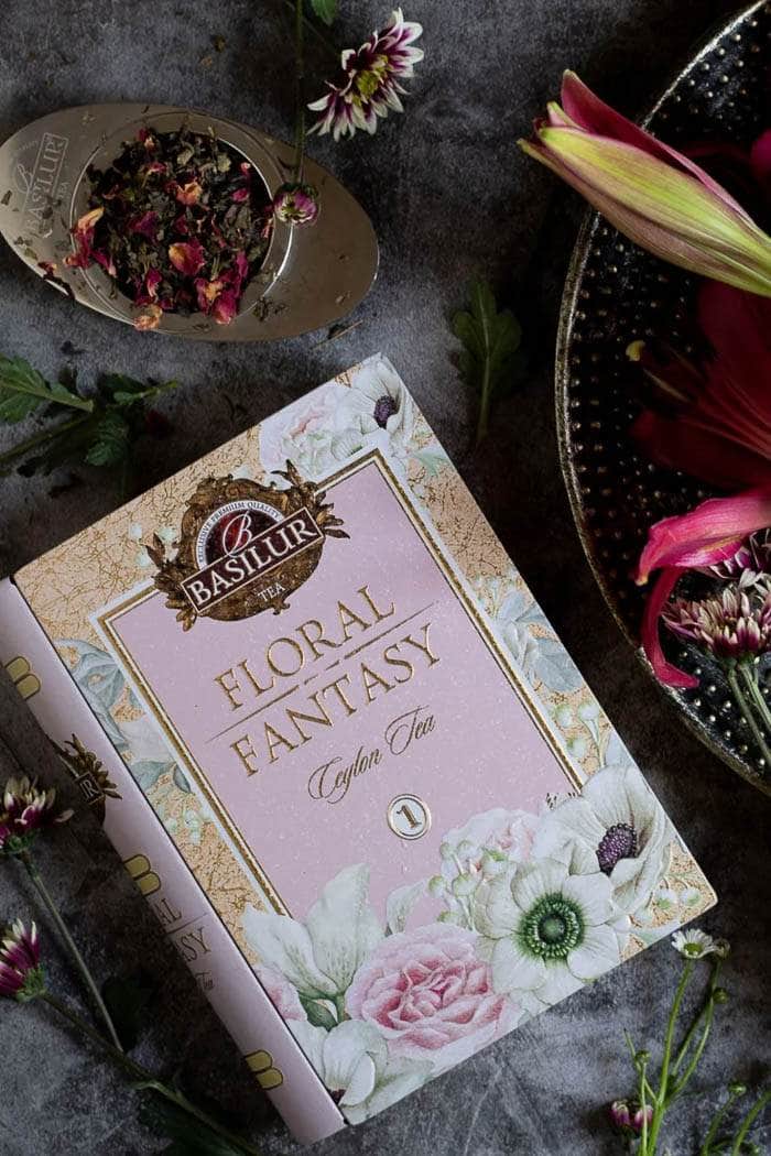 Basilur Floral Fantasy Large Tea Book Tin 100g