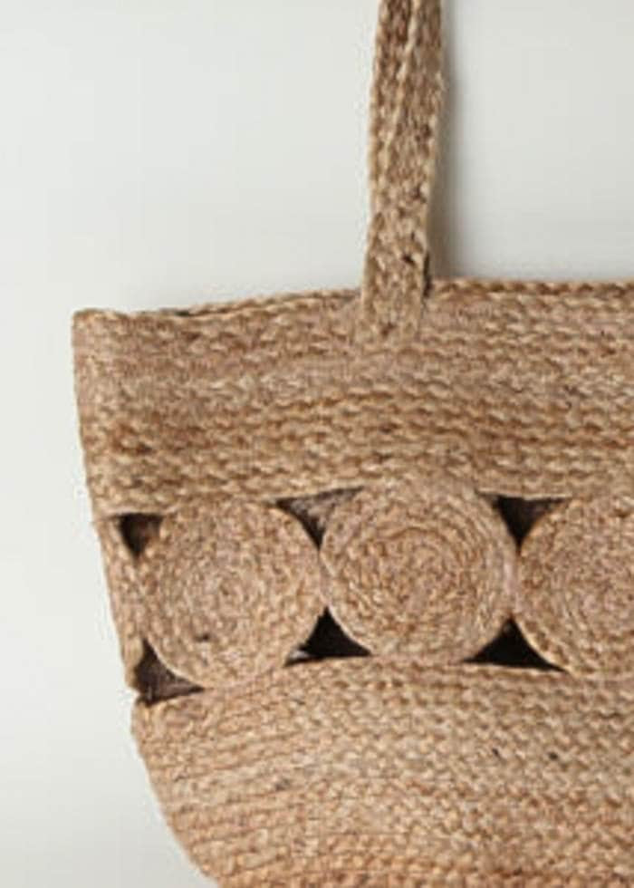 Le Forge Jute Basket Bag Oval Natural 2