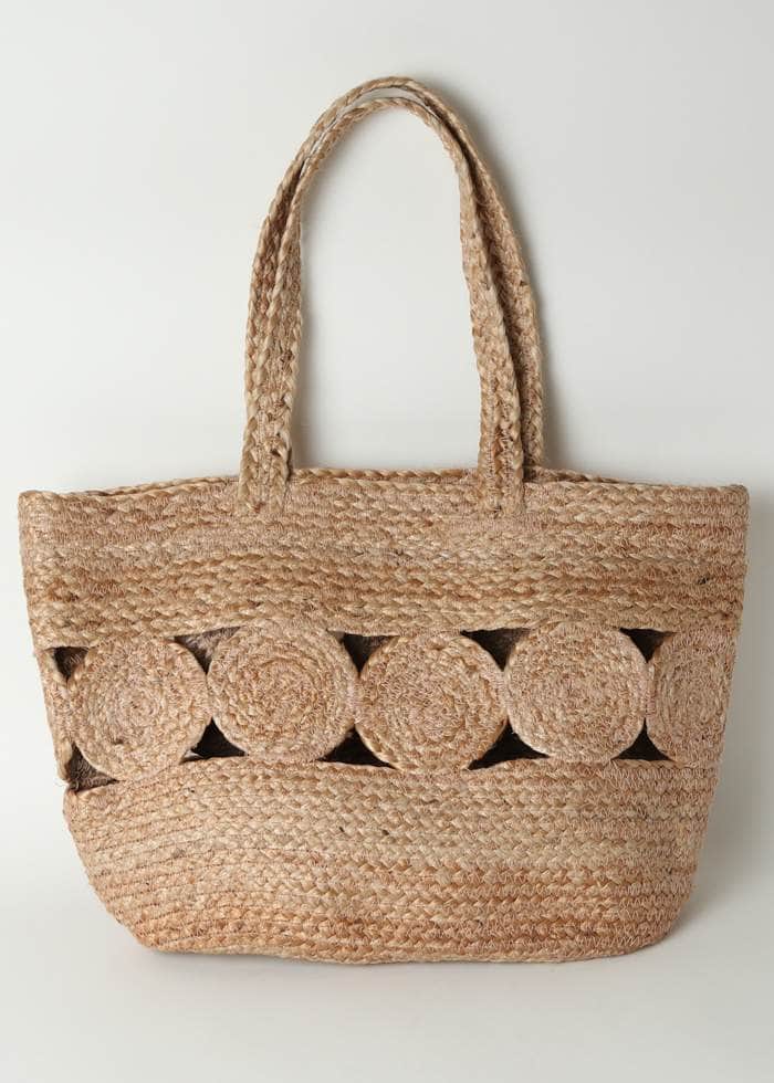 Le Forge Jute Basket Bag Oval Natural