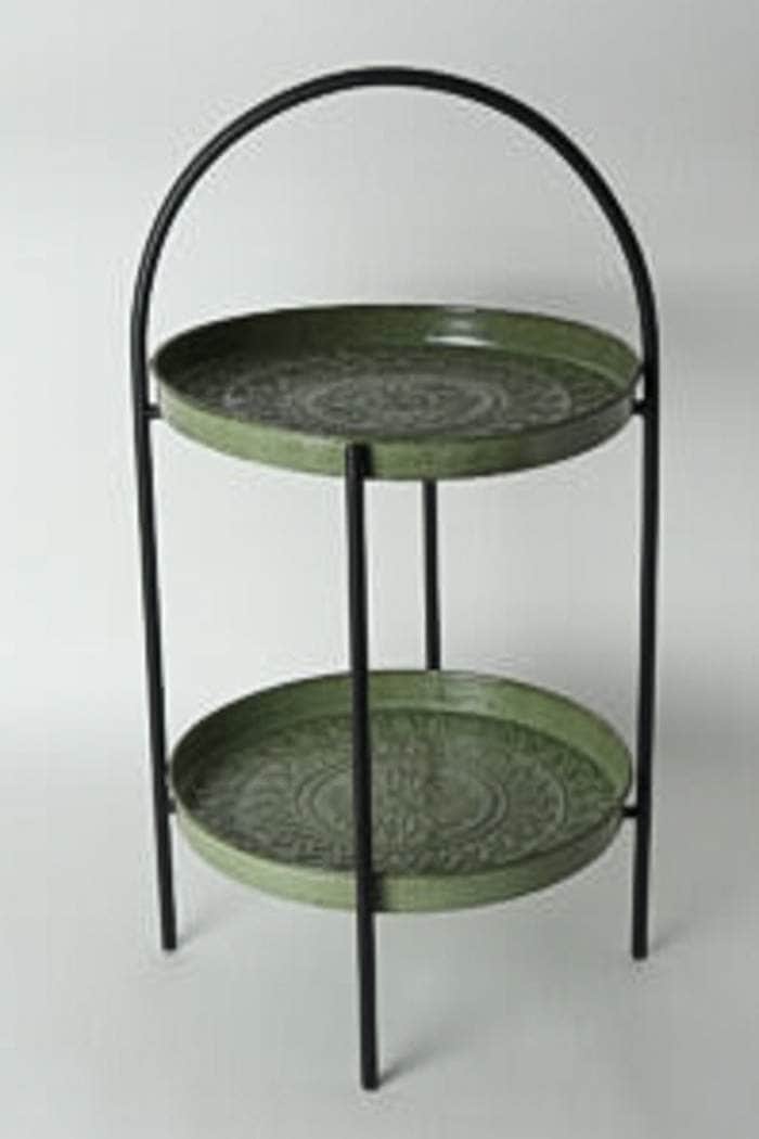 Le Forge Colleen Tiered Stand Aztec Sage 2