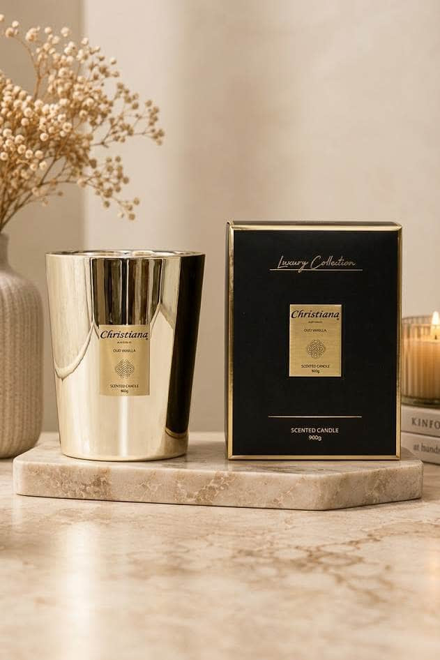 Christiana Candle Jar Oud Vanilla 900G