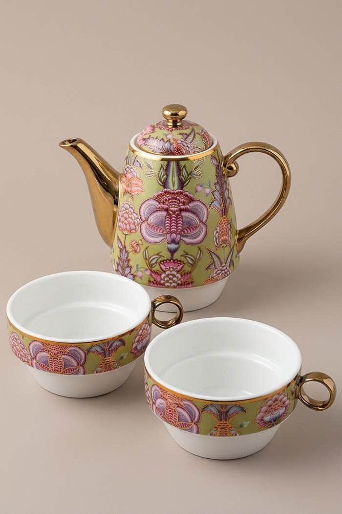 Jonglea Tea Set Tea For Two Chartreuse