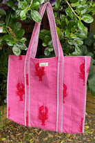 Ira Ira Lobster Tote Bag Pink