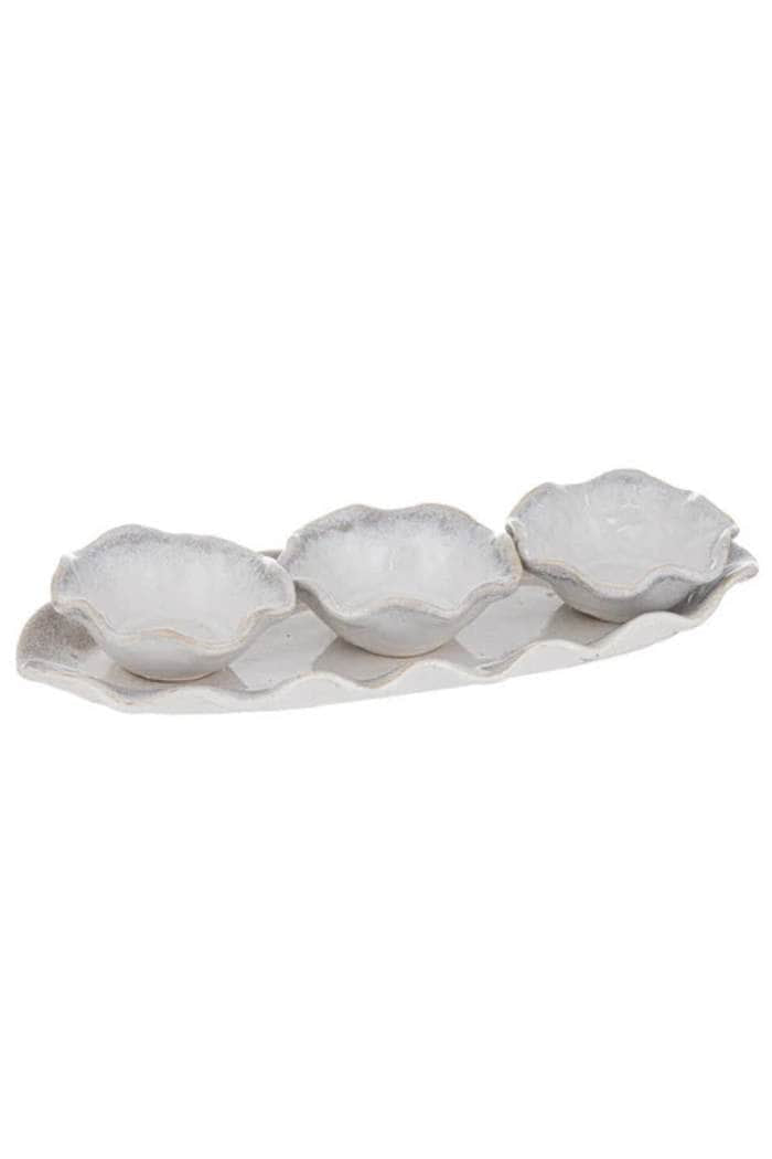 Ladelle Maison 4pc Platter & Bowl Set