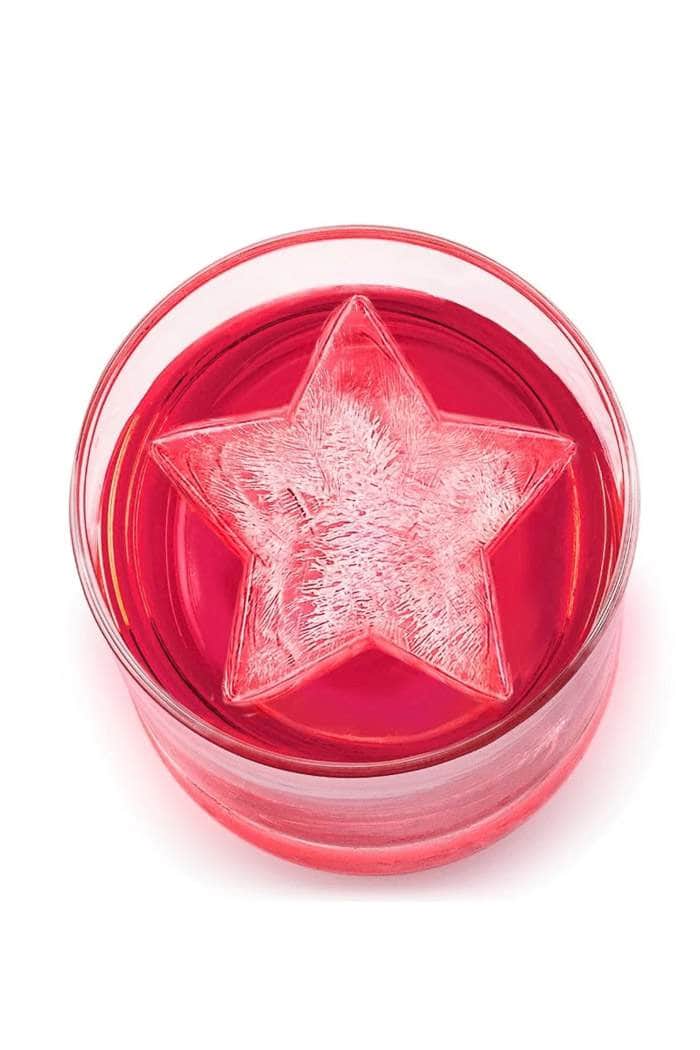 Drinks Plinks Ice Cube Tray Super Stars Red 4
