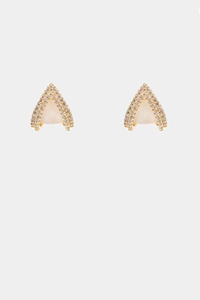 Antler Cathedral Earring Gold
