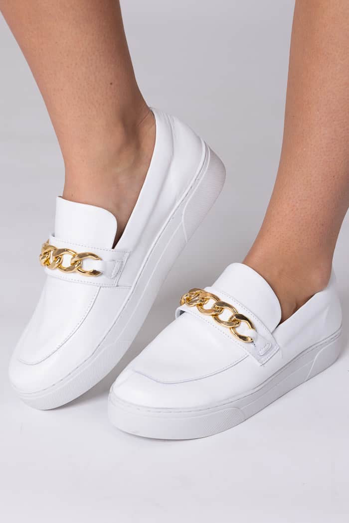 white loafer