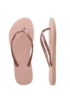 Havaiana Jandal rose gold glitter