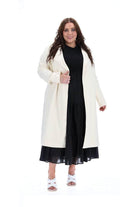 cream coat plus size