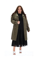 khaki trench coat plus size