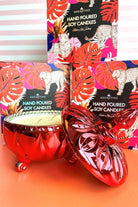 floral coffee pink candle