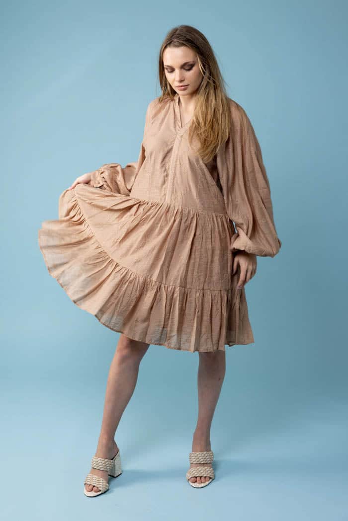 Kate Dress Caramel Augustine Kate Dress Caramel Augustine