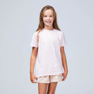 girls basic pink tee