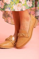 tan brown loafer